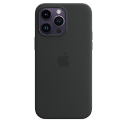 iPhone 14 Pro Max Silikon Case MagSafe Schwarz
