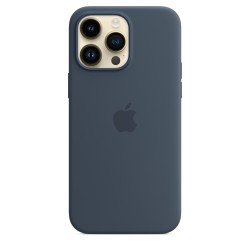 iPhone 14 Pro Max Silikon Case MagSafe Blau