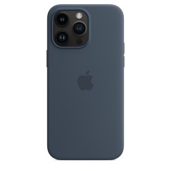 iPhone 14 Pro Max Silikon Case MagSafe Blau