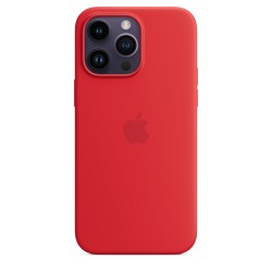 iPhone 14 Pro Max Silikon Case MagSafe Rot