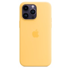 iPhone 14 Pro Max Silikon Case MagSafe Gelb