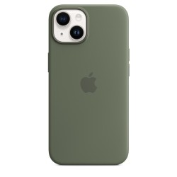 iPhone 14 Silikon Case MagSafe Olive