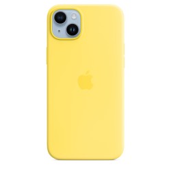 iPhone 14 Plus Silikon Case MagSafe Canary Gelb