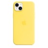 iPhone 14 Plus Silikon Case MagSafe Canary Gelb