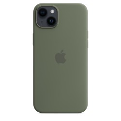 iPhone 14 Plus Silikon Case MagSafe Olive
