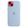 iPhone 14 Plus Silikon Case MagSafe Himmel