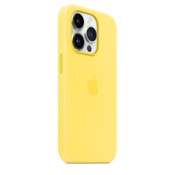 iPhone 14 Pro Silikon Case MagSafe Canary Gelb