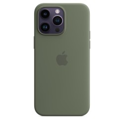 iPhone 14 Pro Max Silikon Case MagSafe Olive