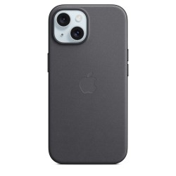 iPhone 15 Feingewebe Case schwarz