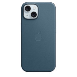 iPhone 15 Feingewebe Case blau