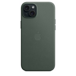 iPhone 15 plus Feingewebe Gehäuse grün
