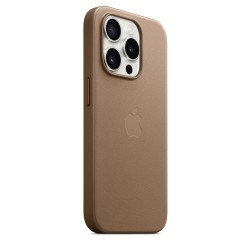 iPhone 15 Pro Feingewebe Case Taupe