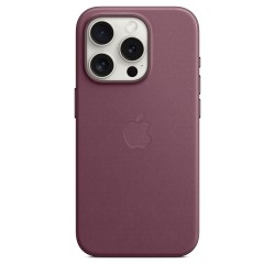 iPhone 15 Pro Feingewebe Case Mulberry