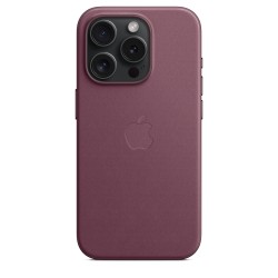 iPhone 15 Pro Feingewebe Case Mulberry