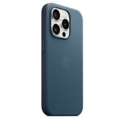 iPhone 15 Pro Feingewebe Case Blau