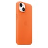 iPhone 14 Leder Hüllen MagSafe Orange