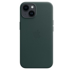 iPhone 14 Leder Case MagSafe Grün