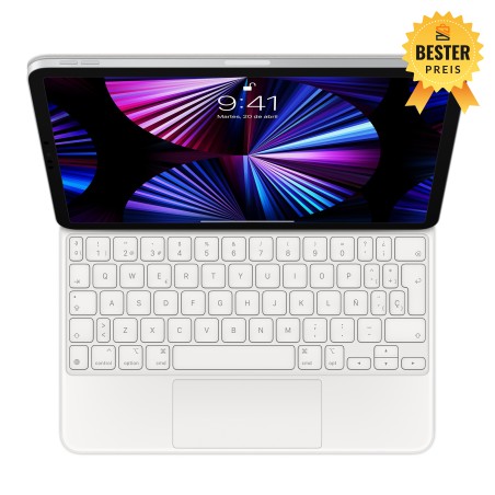 Magic Klaviatur iPad Pro 11 iPad Air Spanisch Weiß