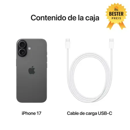 🛒 Kaufen Sie iPhone 17 256 GB Schwarz 