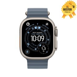 🚨 Black Friday Watch Ultra 3 Cell 49 mm Titan Natur Ocean Armband Ankerblau 