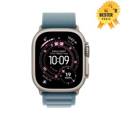🚨 Black Friday Watch Ultra 3 Cell 49 mm Titan Natur Alpine Loop Hellblau S 