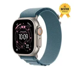 🛒 Kaufen Sie Watch Ultra 3 Cell 49 mm Titan Natur Alpine Loop Hellblau M 