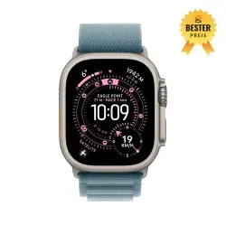 🛒 Kaufen Sie Watch Ultra 3 Cell 49 mm Titan Natur Alpine Loop Hellblau L 