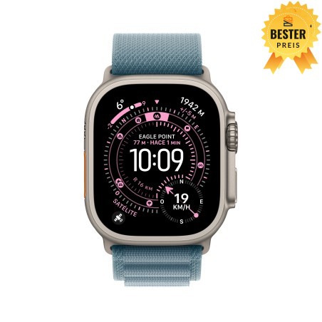 🚨 Black Friday Watch Ultra 3 Cell 49 mm Titan Natur Alpine Loop Hellblau L 