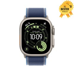🚨 Black Friday Watch Ultra 3 Cell 49 mm Titan Natur Trail Loop Hellblau M/L 