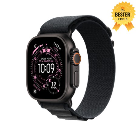 🚨 Black Friday AWatch Ultra 3 Cell 49 mm Schwarz Alpine Loop Schwarz M 