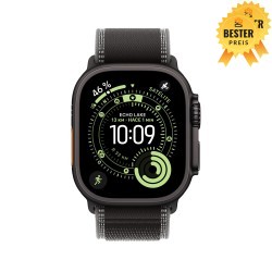 🚨 Black Friday Watch Ultra 3 Cell 49 mm Schwarz Trail Loop Schwarz S/M 