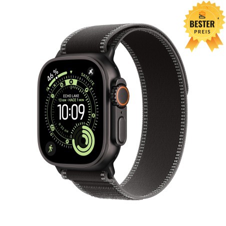 🚨 Black Friday Watch Ultra 3 Cell 49 mm Schwarz Trail Loop Schwarz M/L 