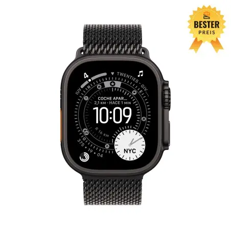 🛒 Kaufen Sie Watch Ultra 3 Cell 49 mm Milanaise Armband Schwarz M 