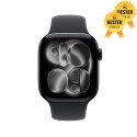 🚨 Black Friday Apple Watch Series 11 (GPS) 42 mm Gehäuse Aluminium Diamantschwarz Sportarmband Schwarz S/M 