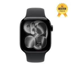 🛒 Kaufen Sie Apple Watch Series 11 (GPS) 42 mm Gehäuse Aluminium Diamantschwarz Sportarmband Schwarz M/L 