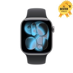 🚨 Black Friday Apple Watch Series 11 (GPS) 42 mm Gehäuse Aluminium Space Grau Sportarmband Schwarz S/M 