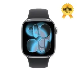 🛒 Kaufen Sie Apple Watch Series 11 (GPS) 42 mm Gehäuse Aluminium Space Grau Sportarmband Schwarz M/L 