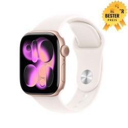 🚨 Black Friday Apple Watch Series 11 (GPS) 42 mm Gehäuse Aluminium Roségold Sportarmband Polarstern/Rosa S/M 