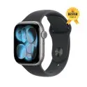 🛒 Kaufen Sie Apple Watch Series 11 (GPS) 46 mm Gehäuse Aluminium Space Grau Sportarmband Schwarz M/L 