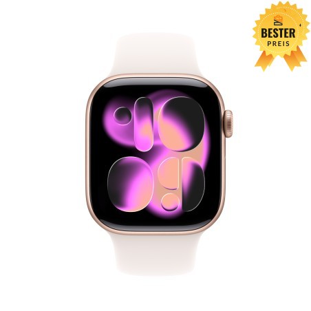 🚨 Black Friday Apple Watch Series 11 (GPS + Cellular) 46 mm Gehäuse Aluminium Roségold Sportarmband Polarstern M/L 