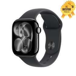 🚨 Black Friday Apple Watch Series 11 (GPS + Cellular) 42 mm Gehäuse Aluminium Diamantschwarz Sportarmband Schwarz M/L 