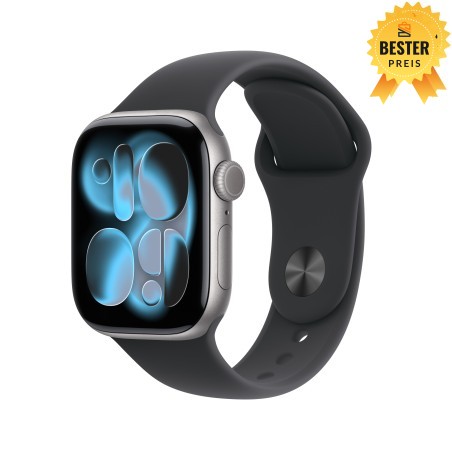 🚨 Black Friday Apple Watch Series 11 (GPS + Cellular) 42 mm Gehäuse Aluminium Space Grau Sportarmband Schwarz S/M Exportar a Hoj