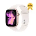 🛒 Kaufen Sie Apple Watch Series 11 (GPS + Cellular), 46 mm, Gehäuse Aluminium Roségold, Sportarmband Polarstern (S/M) 