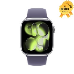 🚨 Black Friday Watch 11 Cell 46mm Silber Sportarmband Lavendelnebel M/L 