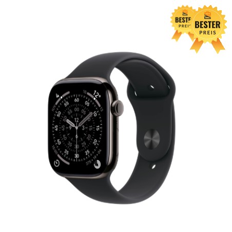 🚨 Black Friday Watch 11 Cell 46mm Schiefer Sportarmband Schwarz M/L 