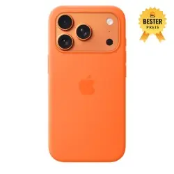 🛒 Kaufen Sie iPhone 17 Pro Silikon Case MagSafe Orange 