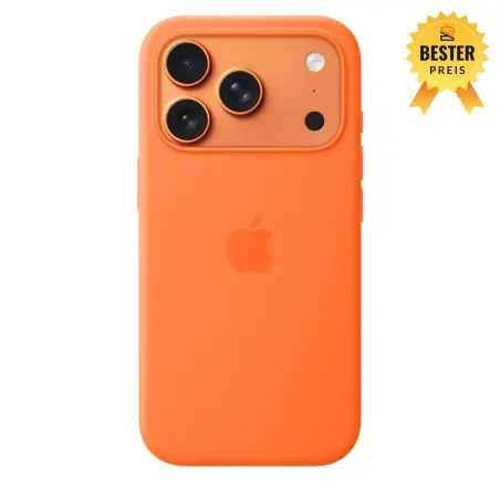 🛒 Kaufen Sie iPhone 17 Pro Silikon Case MagSafe Orange 
