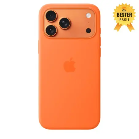 🛒 Kaufen Sie iPhone 17 Pro Max Silikon Case MagSafe Orange 