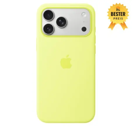 🛒 Kaufen Sie iPhone 17 Pro Max Silikon Case MagSafe Neongelb 