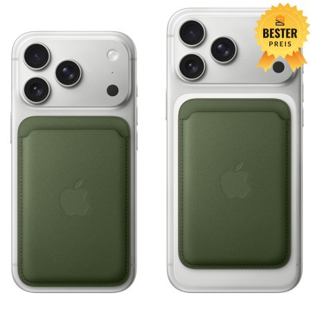 🚨 Black Friday iPhone Feingewebe Wallet MagSafe Moosgrün 